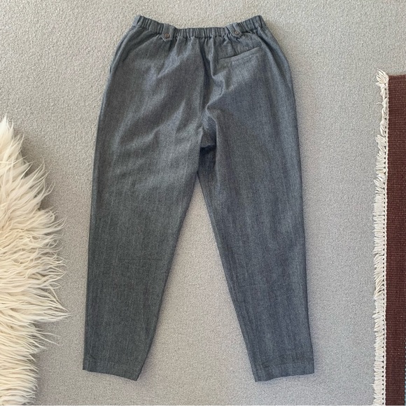 People Tree Organic Cotton Tapered Trousers UK 14 - Picture 2 of 8